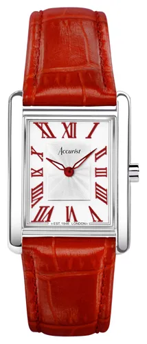 Rectangle Womens | Dial | Leather Watch - Accurist - Modalova