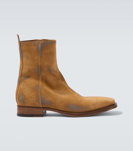 Distressed suede ankle boots - Acne Studios - Modalova