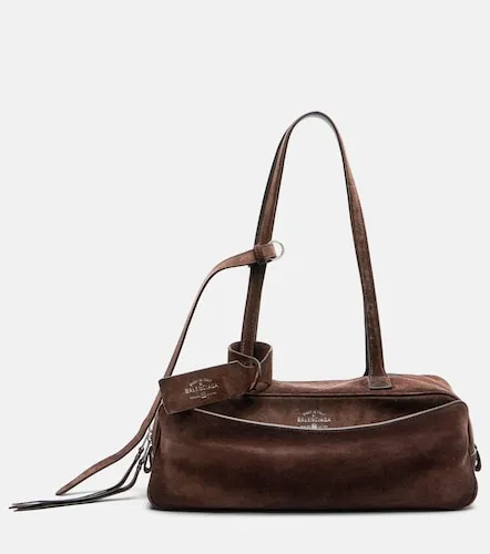 Carrie Small suede shoulder bag - Balenciaga - Modalova