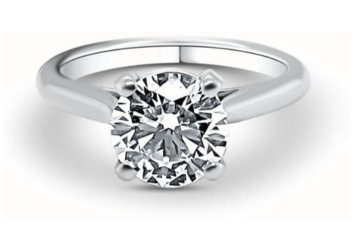 Bass J15801 Lab Grown 2.01ct Round Jewellery - Bass Jewellery - Modalova