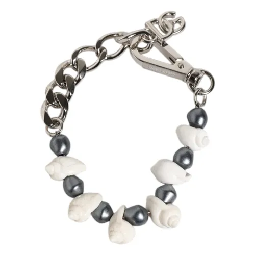 Beaded Shell DG Logo Pendant Bracelet - Dolce & Gabbana - Modalova