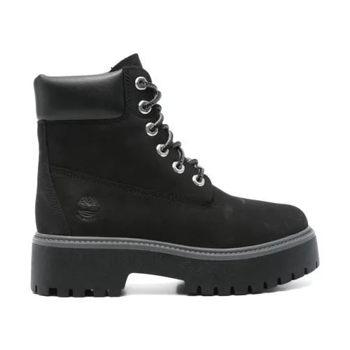 Black Suede Lace-Up Ankle Boots - Timberland - Modalova