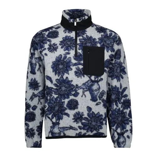 Blue and White Bicolor Sweatshirt - Dior - Modalova