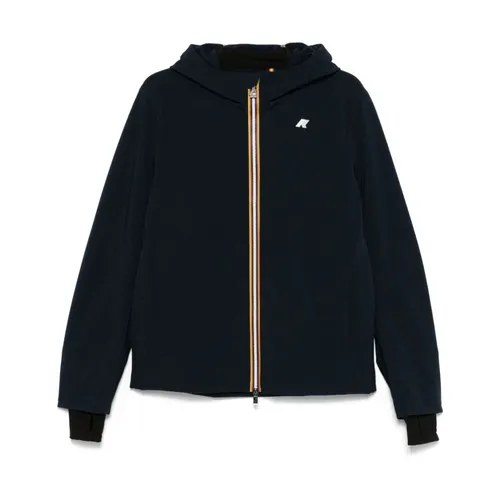 Blue Waterproof Windproof Hooded Coat - K-Way - Modalova