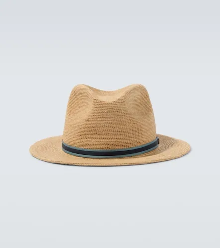 Argentina crochet straw fedora - Borsalino - Modalova