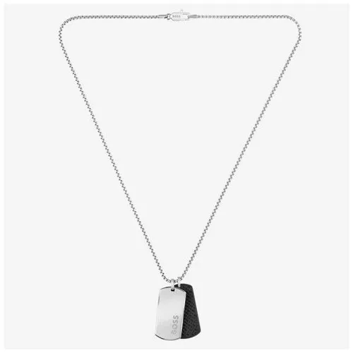 BOSS 1580760 Devon Black Leather Jewellery - BOSS Jewellery - Modalova