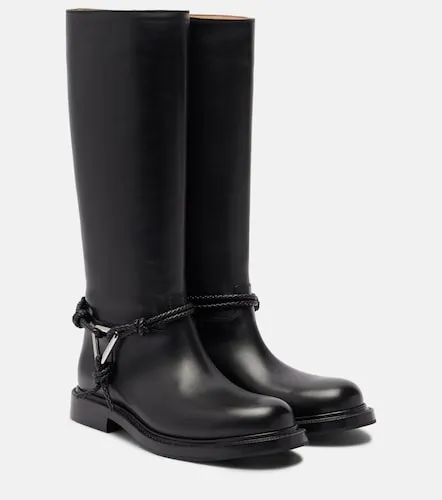 James leather knee-high boots - Bottega Veneta - Modalova