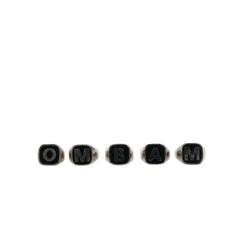 Brass Lettering Adjustable Ring Set - Dolce & Gabbana - Modalova