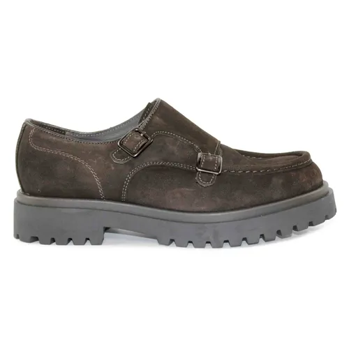 Brown Suede Ankle Boots - Marco Ferretti - Modalova