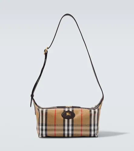Check canvas shoulder bag - Burberry - Modalova