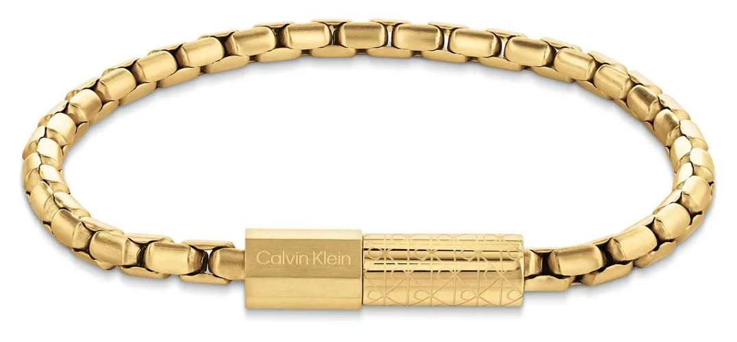 Contoured Barrel Gold-Tone Chain Jewellery - Calvin Klein - Modalova