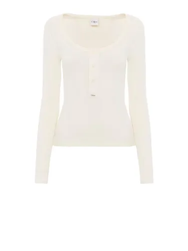 Chloè Top Iconic Milk - Women - Chloè - Modalova