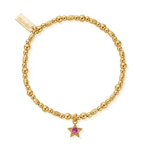 GBBCB3493 July Birthstone Bracelet - 18ct Jewellery - ChloBo - Modalova
