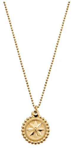 GCDC23233 Diamond Cut Chain With Bobble Compass Jewellery - ChloBo - Modalova