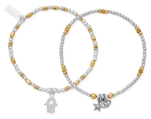 GMBSETPRO Gold and Silver Mixed Metal Protection Set Jewellery - ChloBo - Modalova