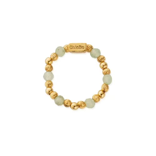 GR2A In Bloom HAPPINESS Aventurine Ring (Medium) - Jewellery - ChloBo - Modalova