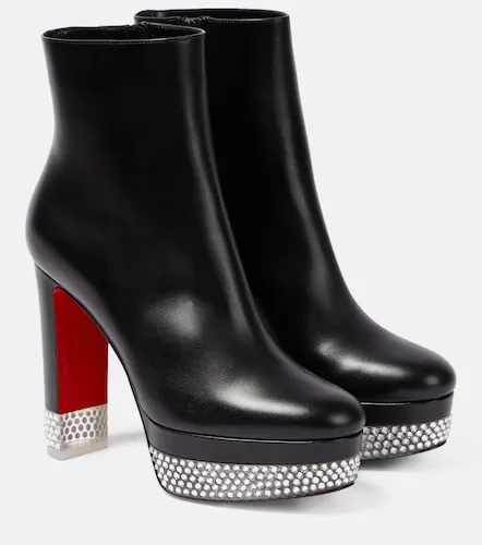 Cassandribooty leather ankle boots - Christian Louboutin - Modalova