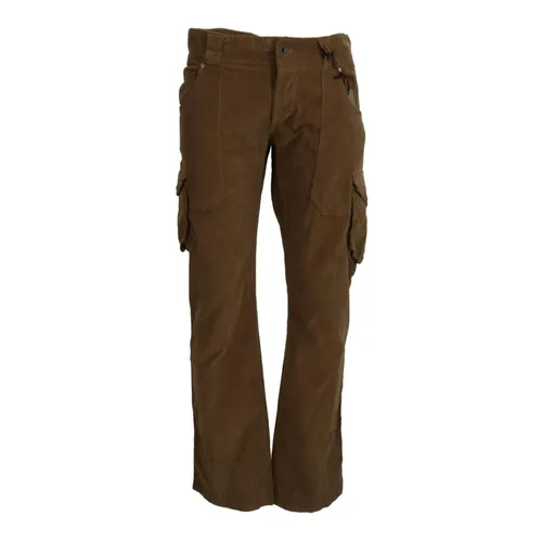 Corduroy Cargo Pants - Ermanno Scervino - Modalova