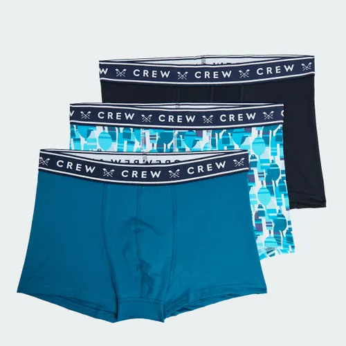 Crew Clothing Blue 3 Pack Boxers - Crew Clothing - Modalova