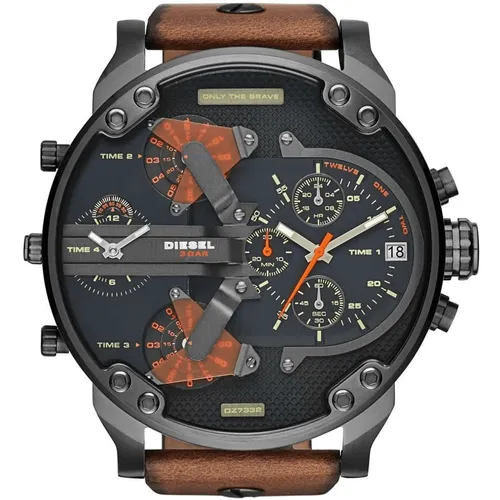 DZ7332 Mr Daddy 2.0 Men's Oversized Watch - Size One Size - Diesel - Modalova