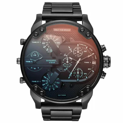 DZ7395 Mr Daddy 2.0 Stainless Steel Men's Watch - Size One Size - Diesel - Modalova