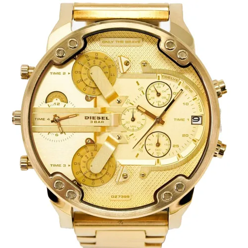 DZ7399 Mr Daddy 2.0 Yellow Men's Watch - Size One Size - Diesel - Modalova