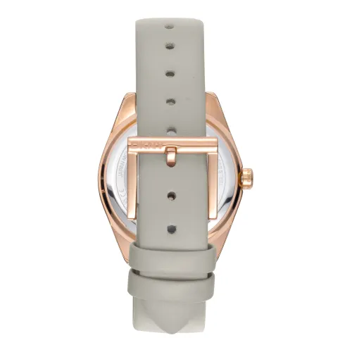 Leather Strap Quartz Analog Watch with Buckle Fastening Wo - DKNY - Modalova