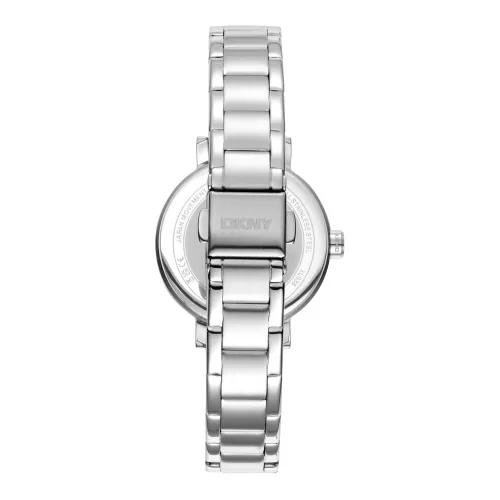 Minimalist Silver Watch Crystal Accents Wo - Watches - DKNY - Modalova