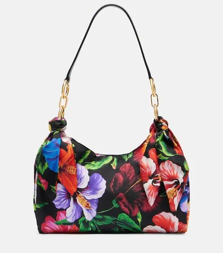Small floral satin tote bag - Dolce&Gabbana - Modalova
