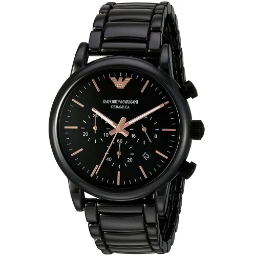 AR1509 Luigi Ceramica Chronograph Men's Watch - Size One Size - Emporio Armani - Modalova