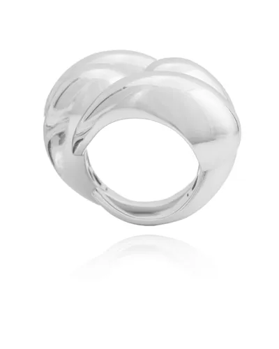 Ring Isa Big Silver Rings - Unisex - Federica Tosi - Modalova