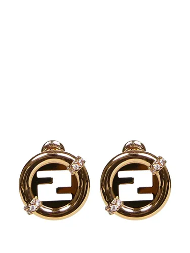 Fendi Ever Round Earrings - Fendi - Modalova