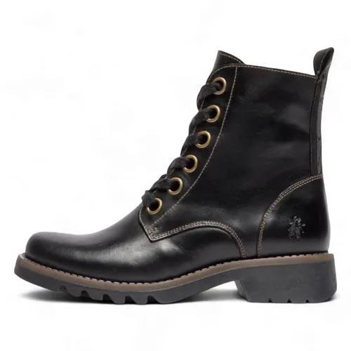 Womens Ragi539 Casual Rug Leather Lace-Up Ankle Boots - Size 38 - Fly London - Modalova