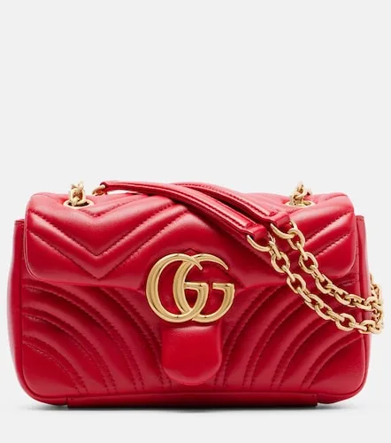 GG Marmont Small leather shoulder bag - Gucci - Modalova