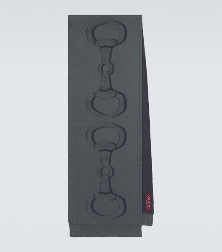 Gucci Horsebit wool scarf - Gucci - Modalova