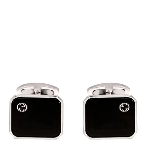 Sterling Silver & Square Cufflinks - Gucci - Modalova