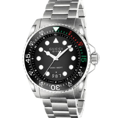 YA136208 Men's Watch - Size One Size - Gucci - Modalova