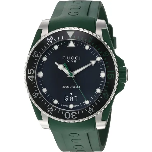 YA136310 Dive Black Dial Men's Watch - Size One Size - Gucci - Modalova