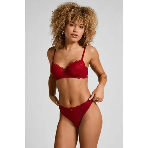 Hunkemöller Marine Thong Red - Hunkemöller - Modalova