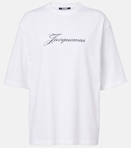 Logo cotton-blend jersey T-shirt - Jacquemus - Modalova