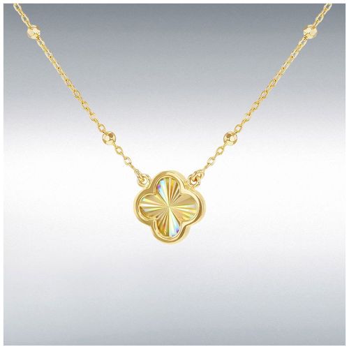 CT RAINBOW CLOVER PETAL CURB/BL16-18 Jewellery - James Moore - Modalova