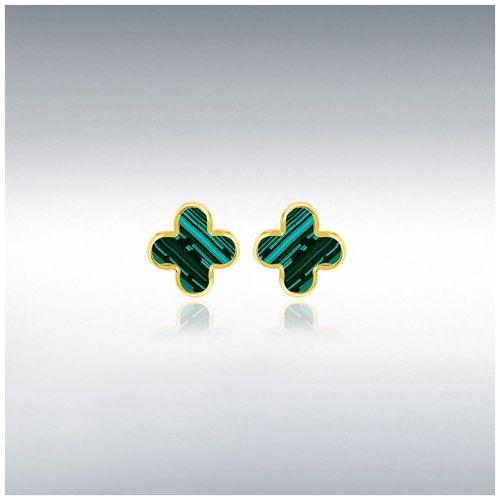 Ct Yellow Gold 6.5mm x 6.5mm Jewellery - James Moore - Modalova
