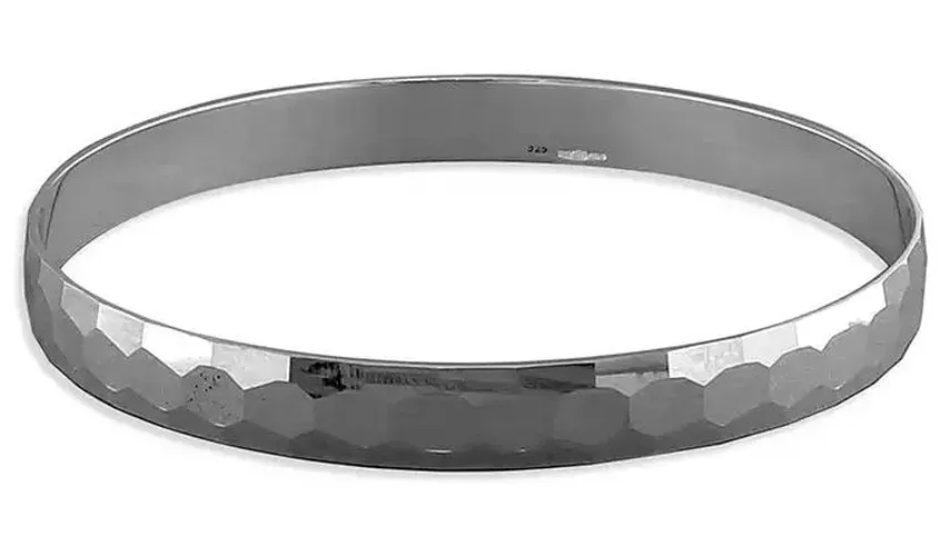 H1620 Sterling Silver 8mm Solid Slave with Jewellery - James Moore CME - Modalova