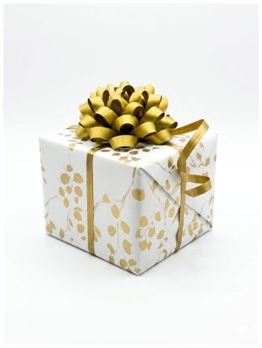 J21023 Creme And Gold Leaf Pattern Luxury Gift Jewellery - James Moore - Modalova