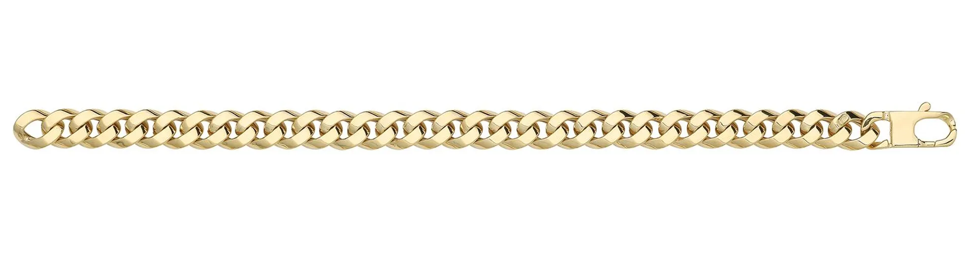 BR683 Hollow Curb Bracelet Jewellery - James Moore TH - Modalova