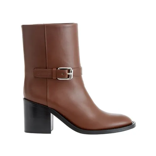Leather Ankle Boots - Burberry - Modalova