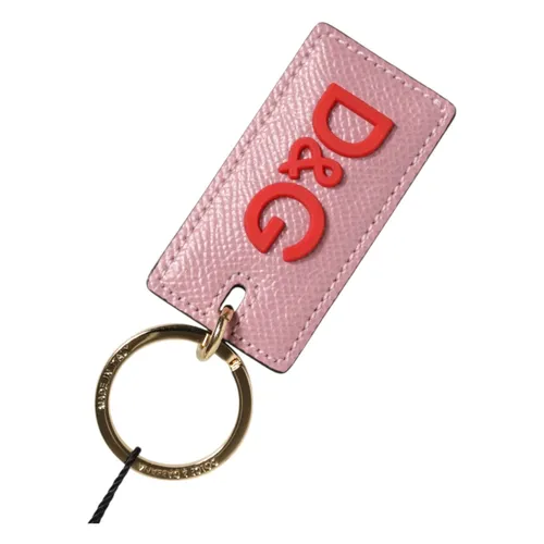 Leather Key-Ring - Dolce & Gabbana - Modalova