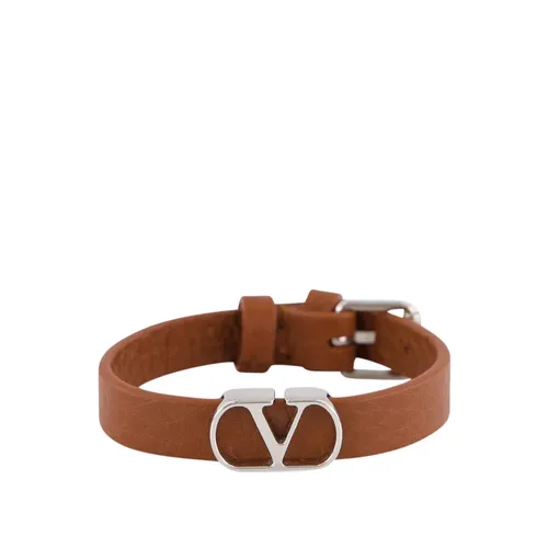 Leather VLogo Bracelet - Valentino Garavani - Modalova