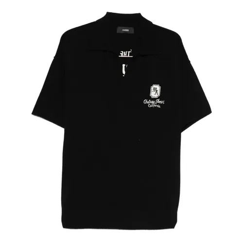 Logo-Embroidered Polo Shirt - Amiri - Modalova