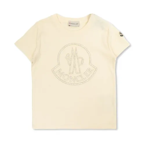 Logo Embroidered T-Shirt - Moncler - Modalova
